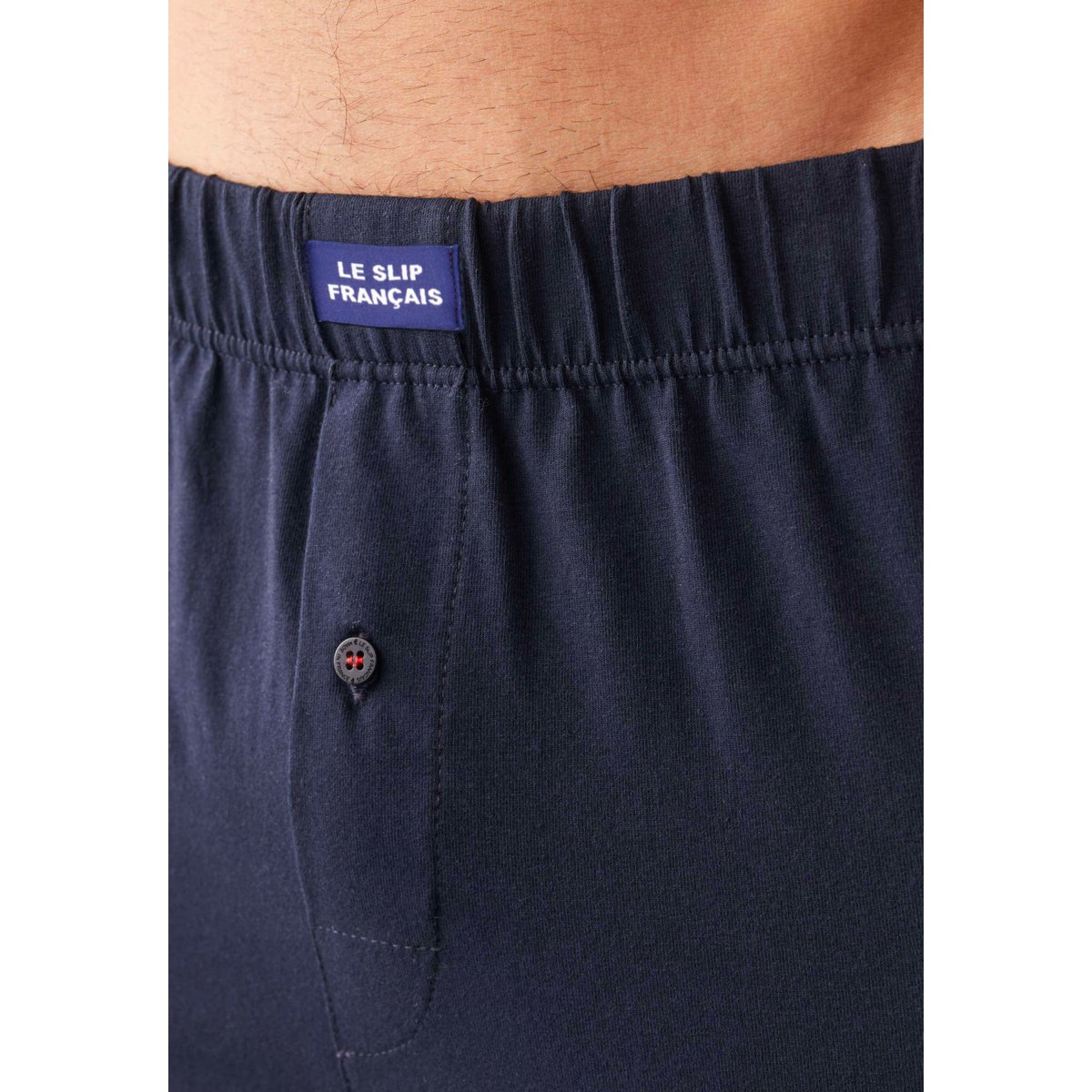 Calecon uni Fredo bleu marine, LE SLIP FRANCAIS