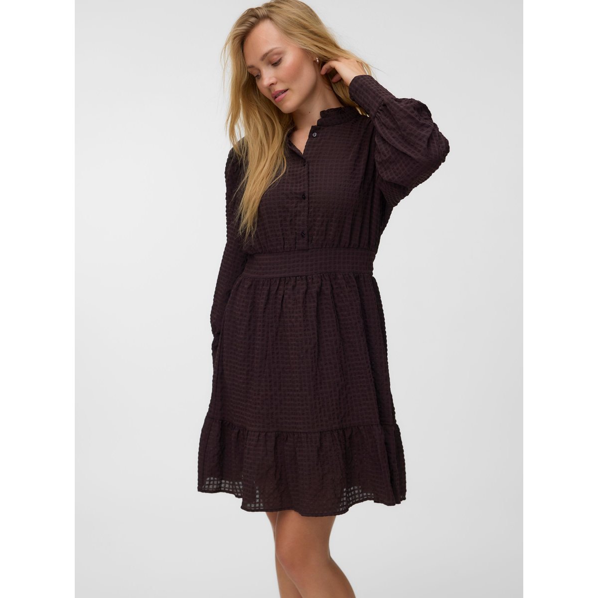 Robe marron - chocolate torte, VERO MODA
