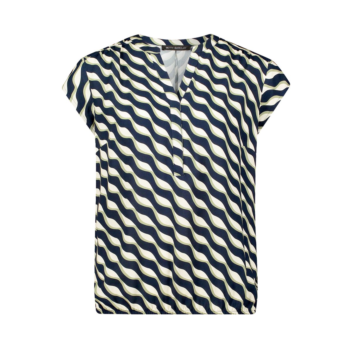 Tunique manches courtes dark blue/green, BETTY BARCLAY