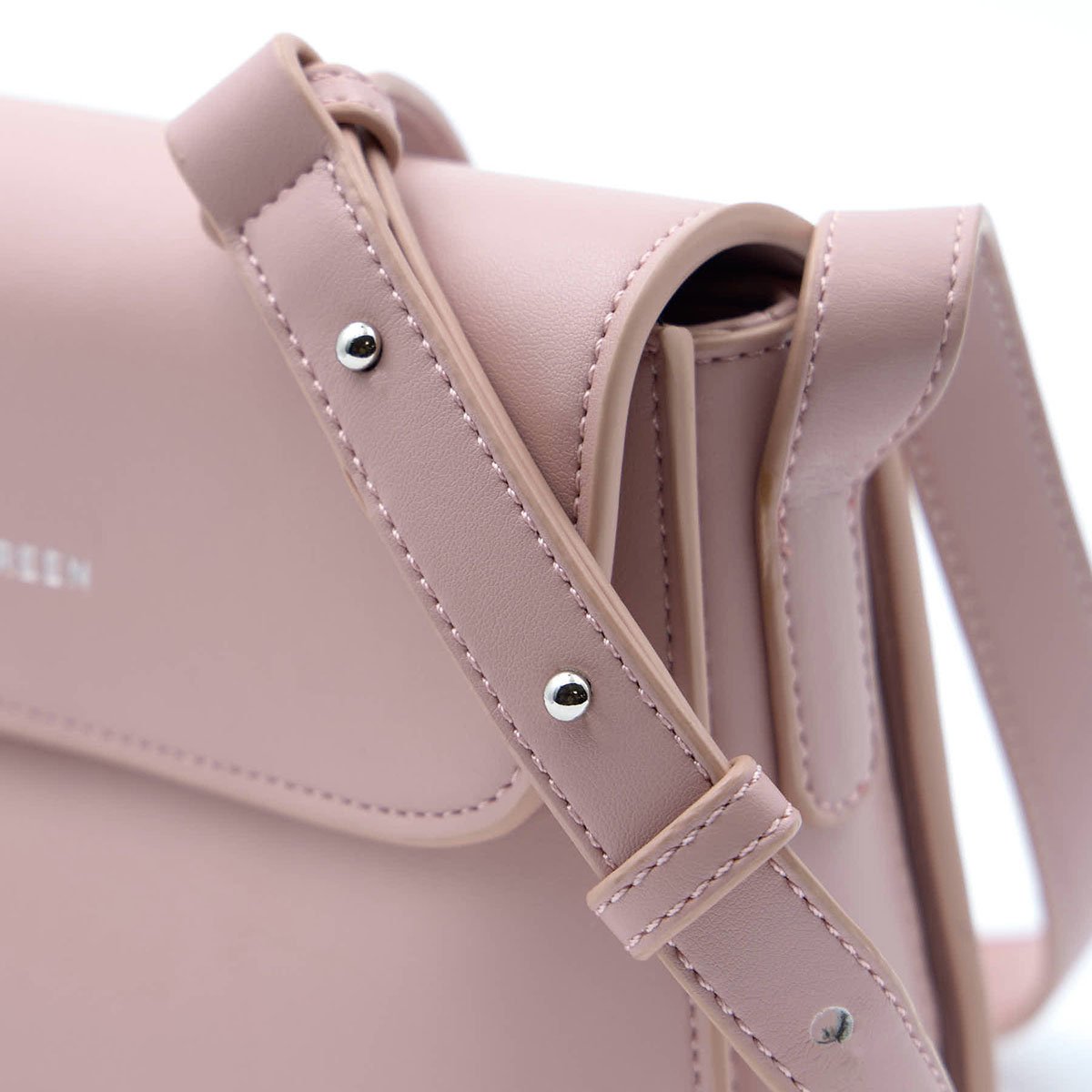 Sac à main Adèle rose pâle, MISE AU GREEN