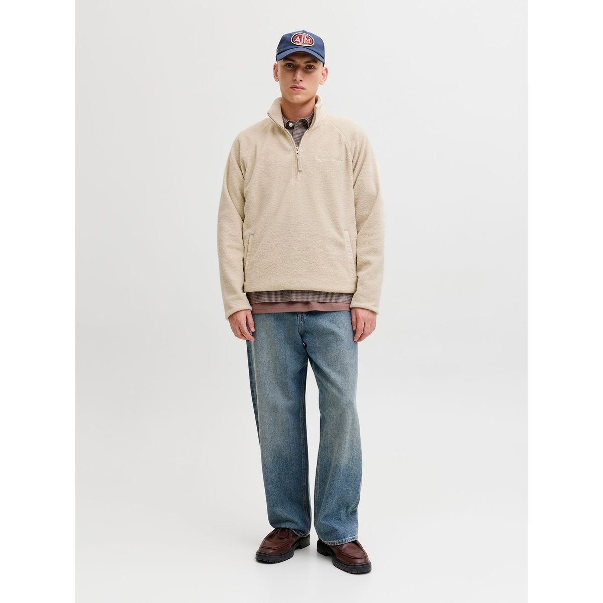 Sweat-Shirt En Polaire oatmeal, JACK & JONES