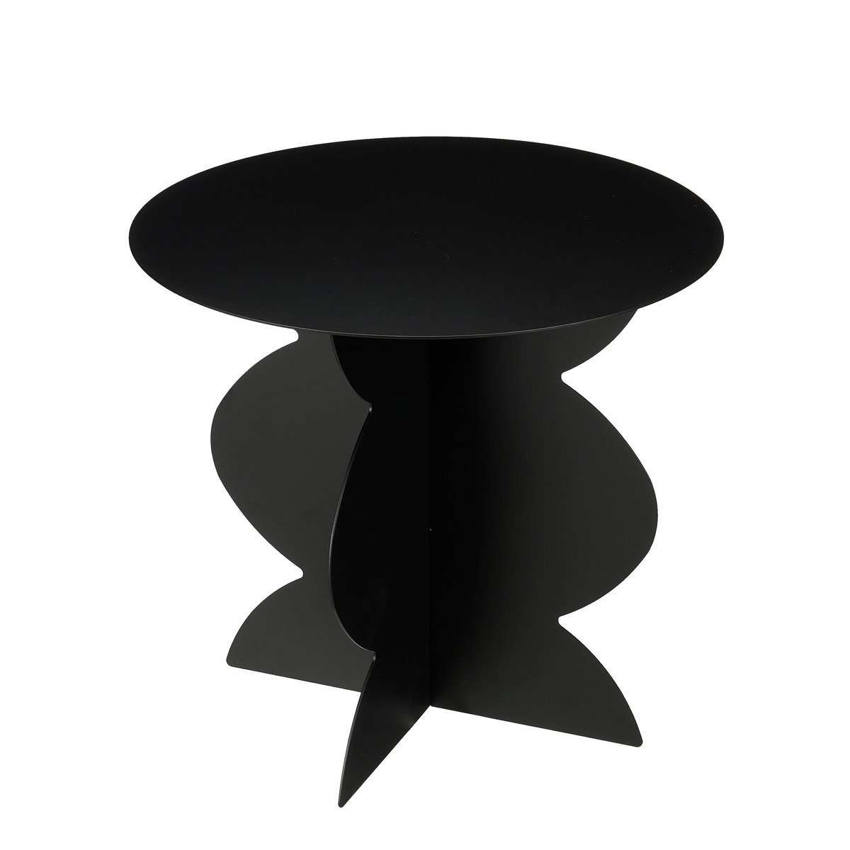 Table d'appoint Ø45 cm RAFI noir, MICA DECORATIONS