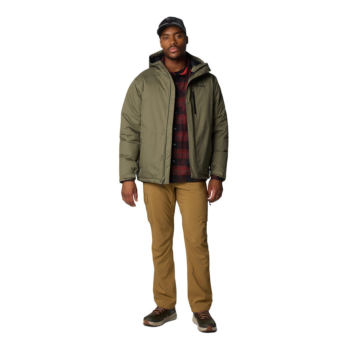 Chaqueta impermeable con aislamiento Oak Harbor verde, COLUMBIA