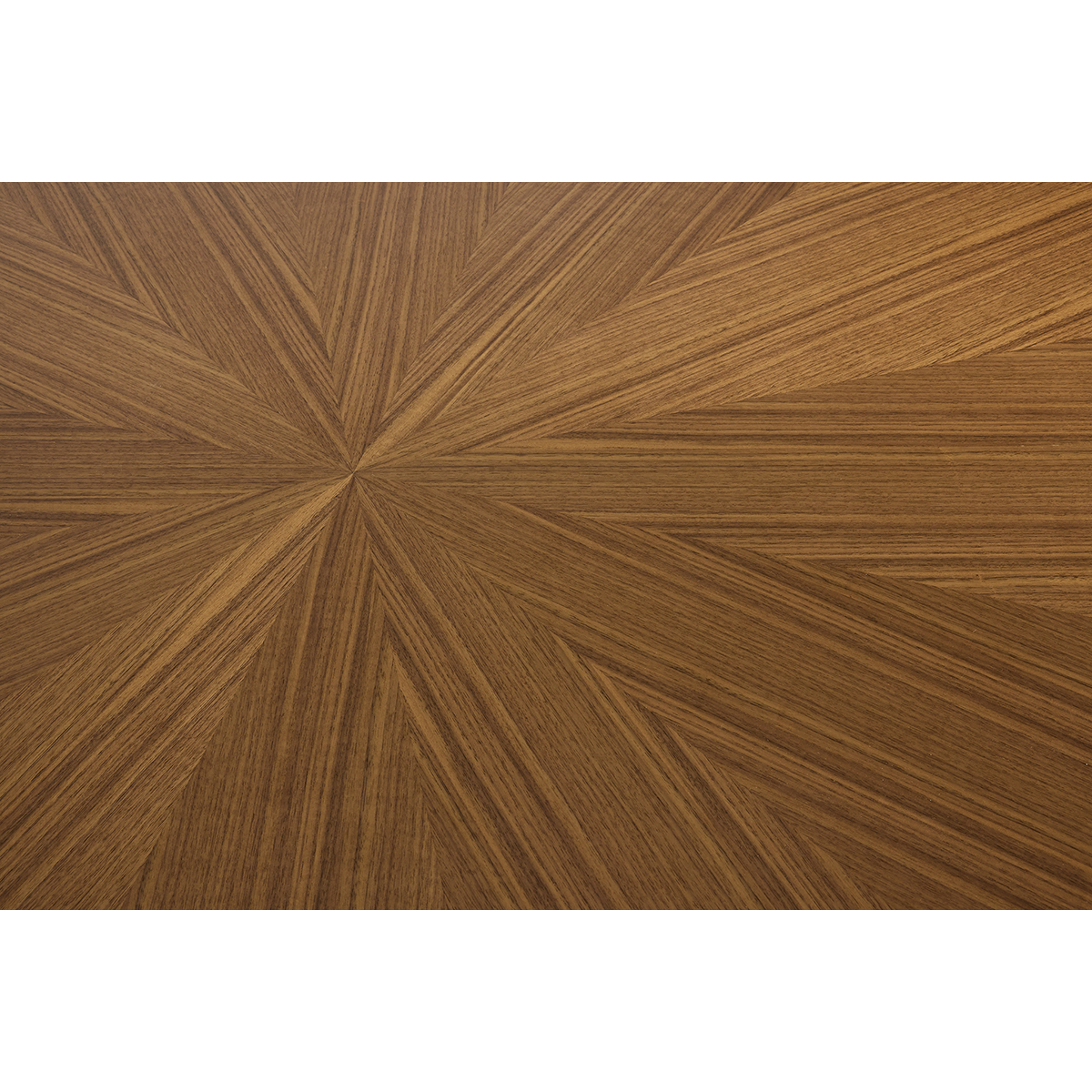 Table à manger ronde en bois foncé noyer D137 cm DITA noyer, MILIBOO