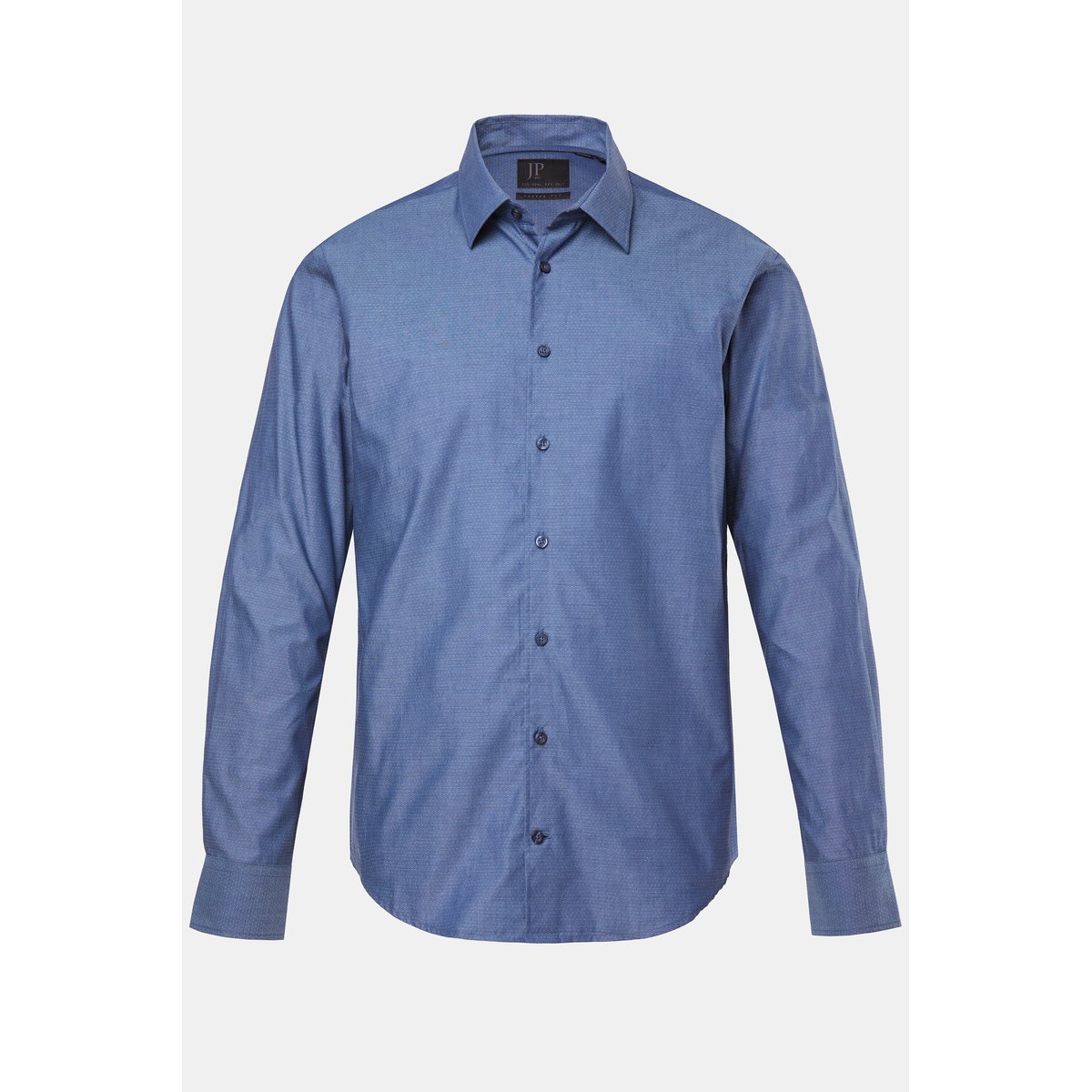 Chemise motif à pois bleu jean, JP1880