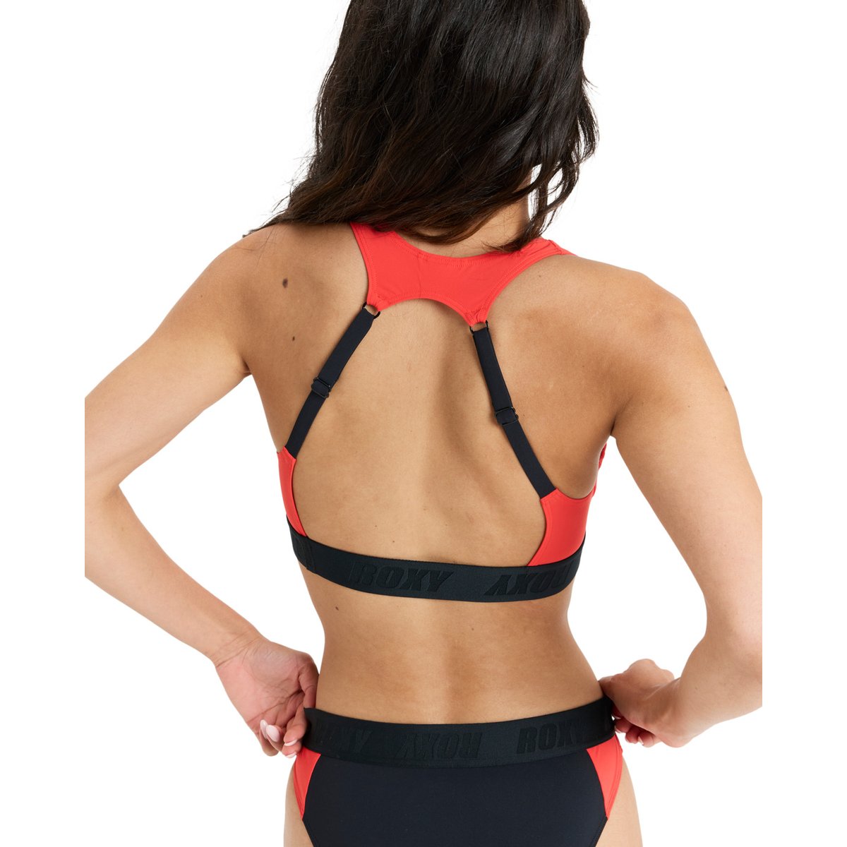 Haut de maillot de bain Crop top. rouge poppy red, ROXY