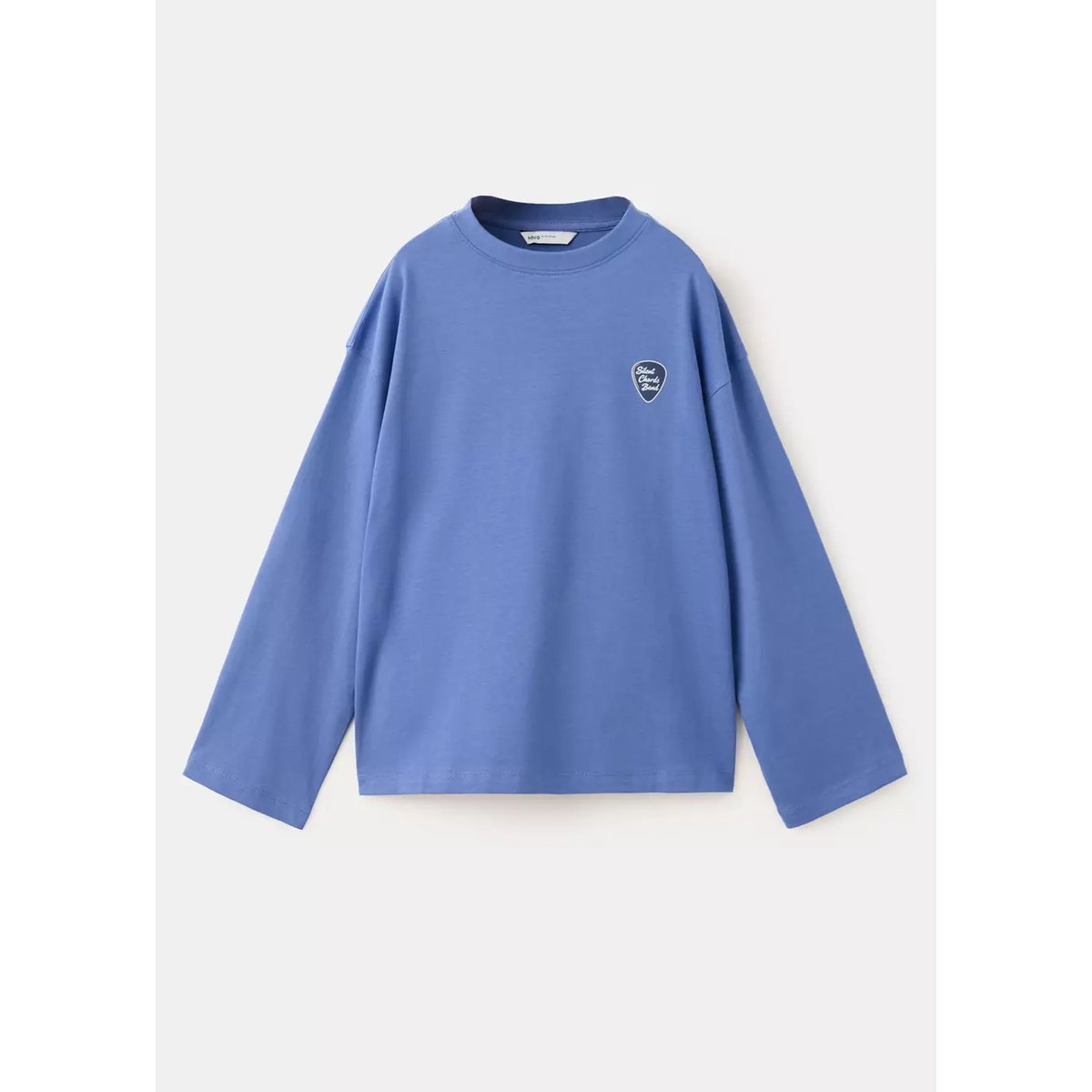 T-shirt en coton imprimé bleu indigo, MANGO KIDS