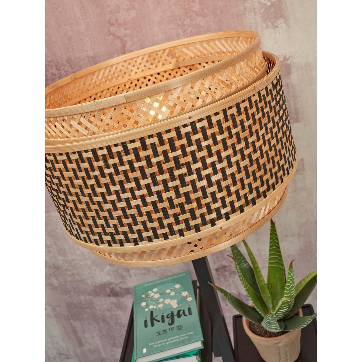 Lampadaire Bambou BHUTAN naturel, GOOD & MOJO