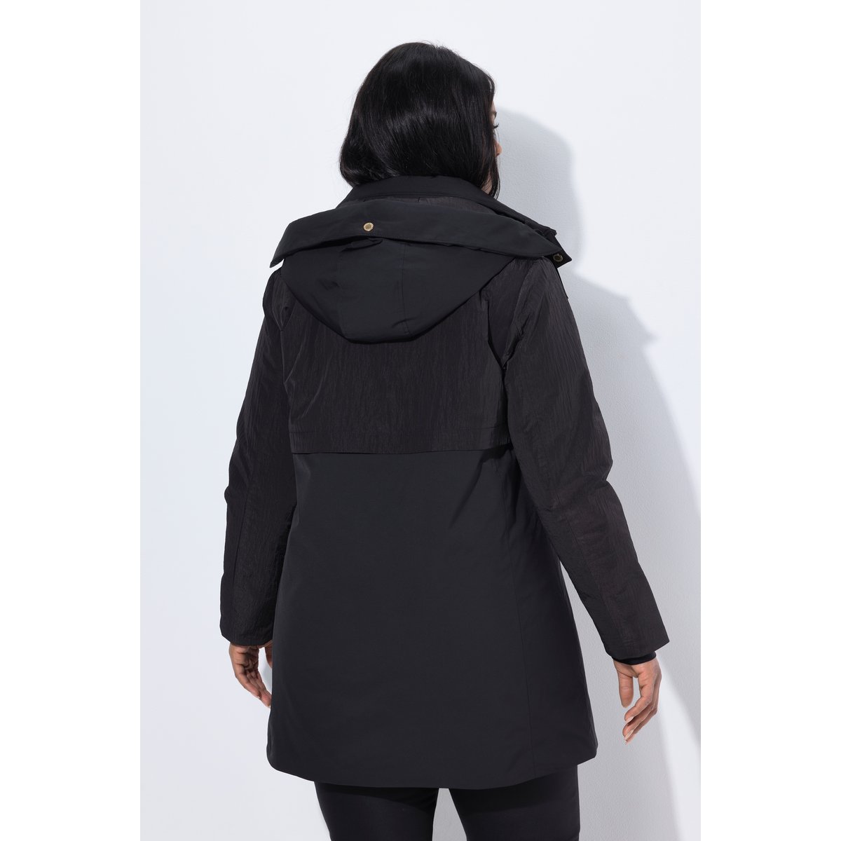 Doudoune technique HYPRAR Sympatex à capuche noir, ULLA POPKEN