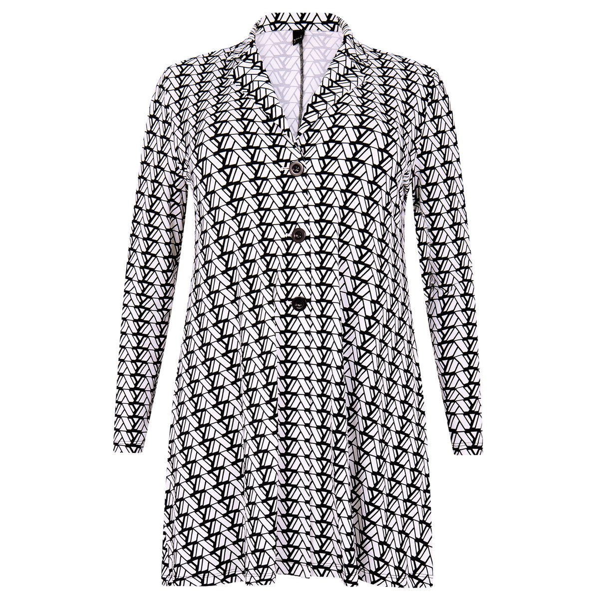 Veste /Blazer avec imprimé graphique écru, YOEK