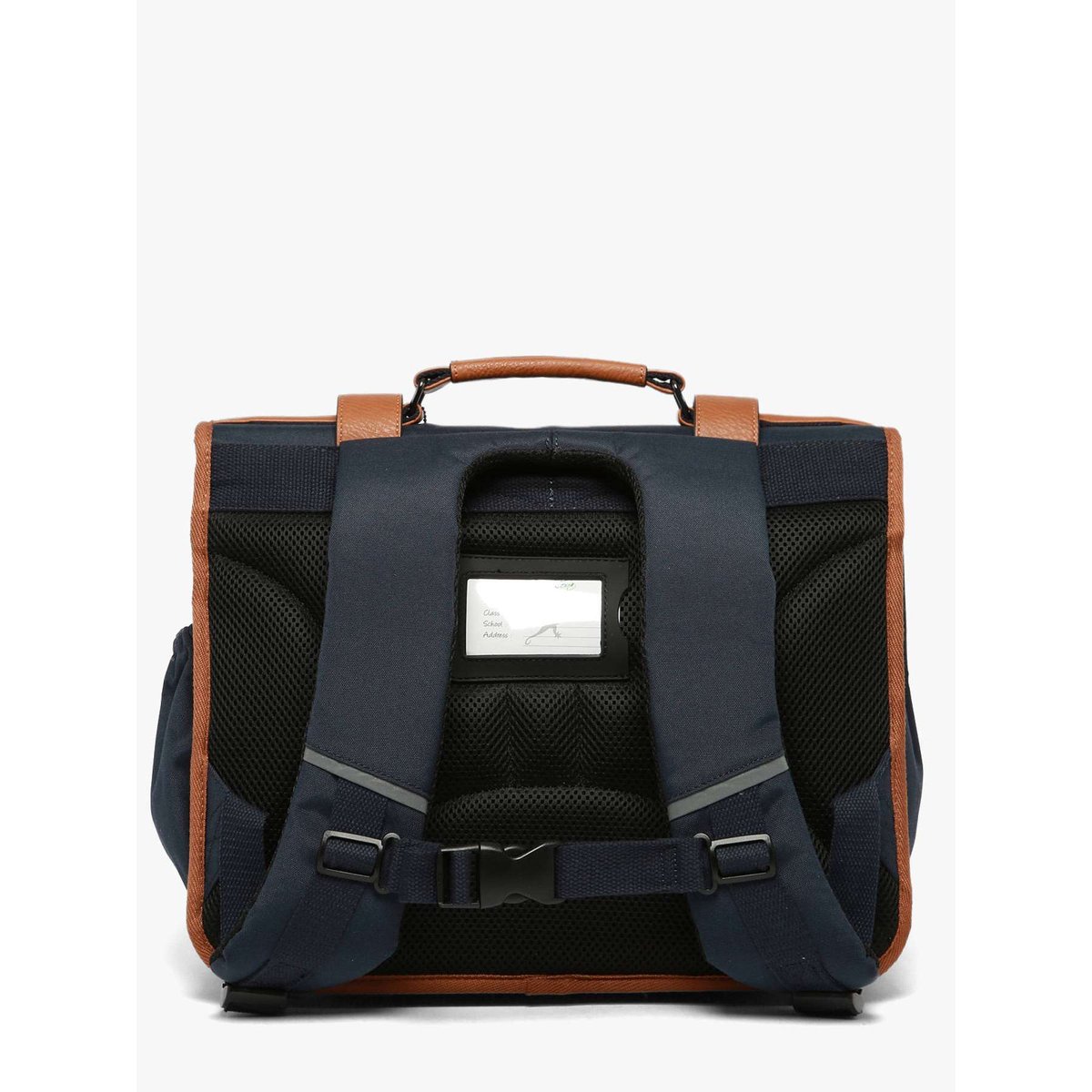 Cartable 2 compartiments mustard badges, CAMELEON