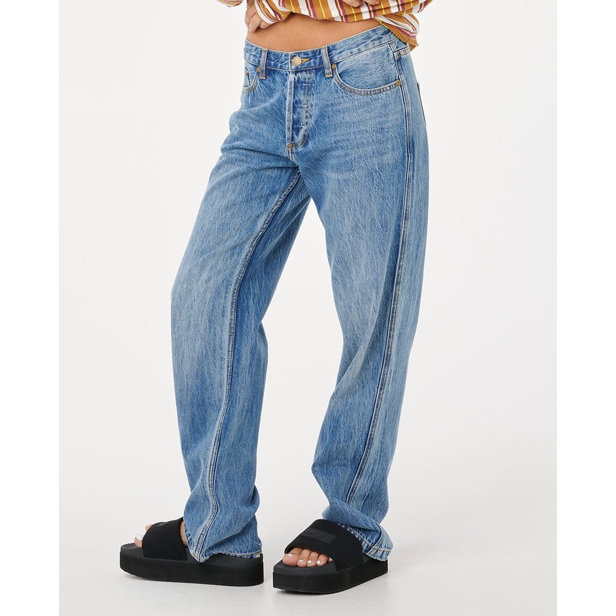 Jean relax STEPHANIE GILMORE bleu denim, RIP CURL