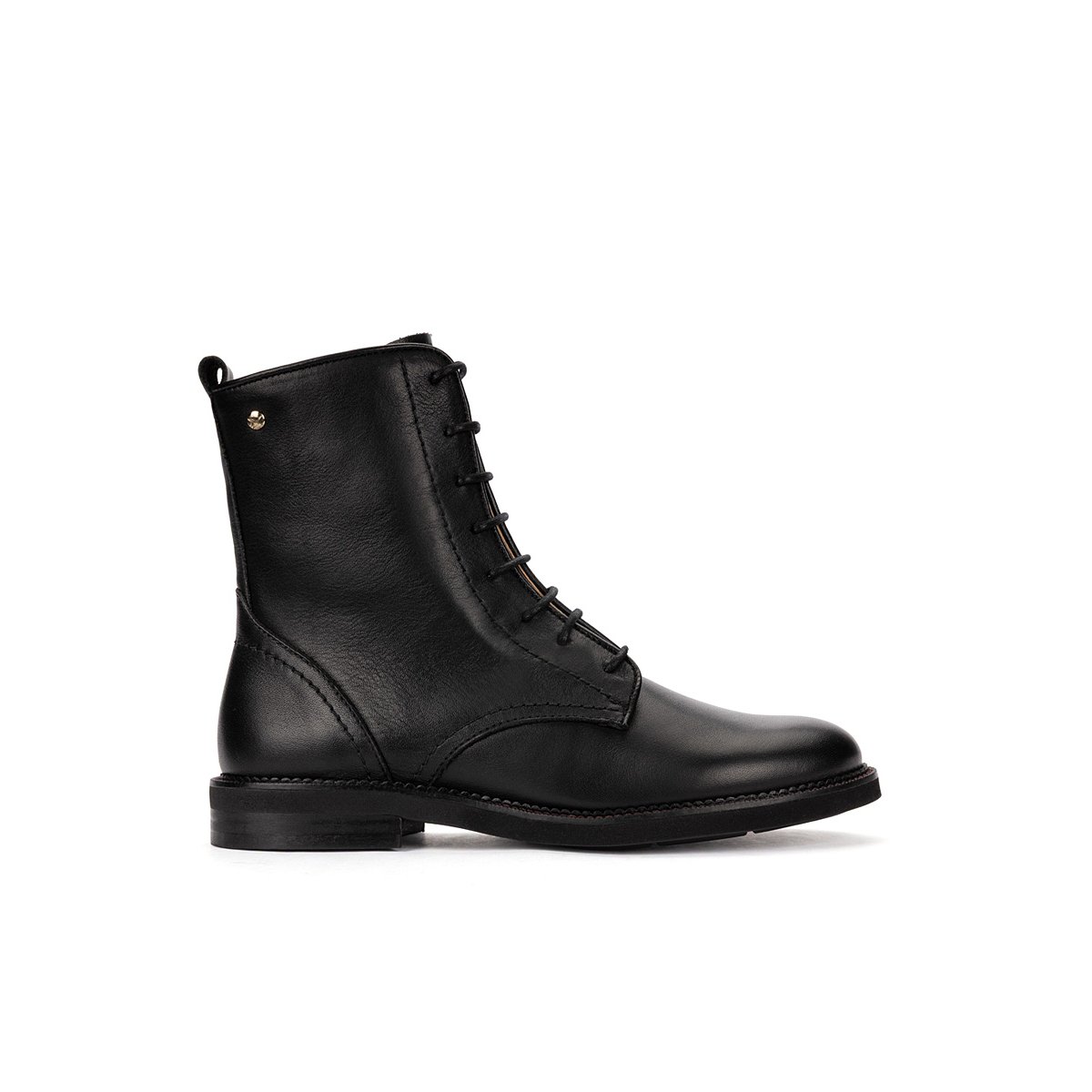 Bottines plates cuir Deva noir, PIKOLINOS