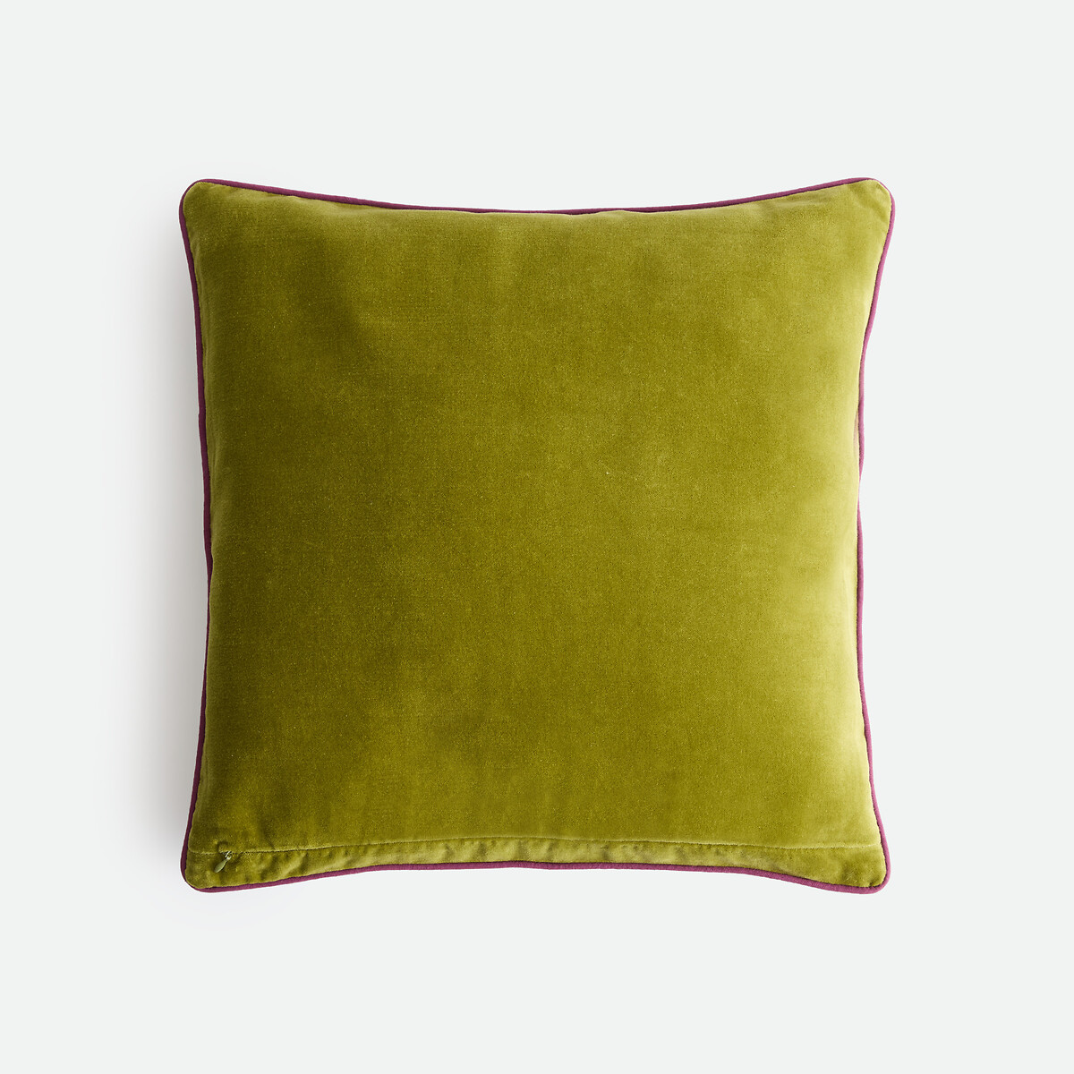 Housse de coussin, en coton imprimé block-print, SHANDIRA céladon/vert, LA REDOUTE INTERIEURS