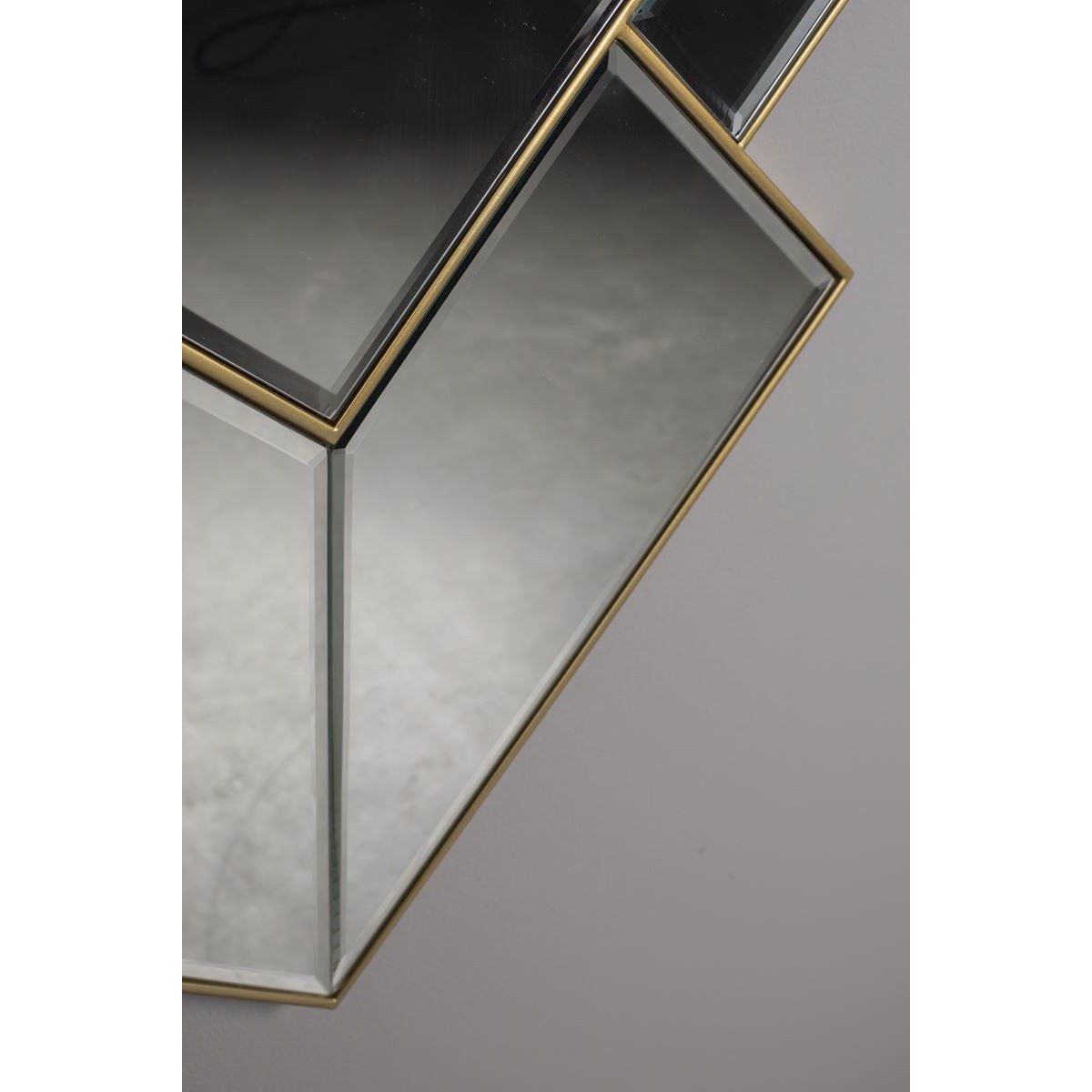Miroir en verre losange maron, DUTCHBONE