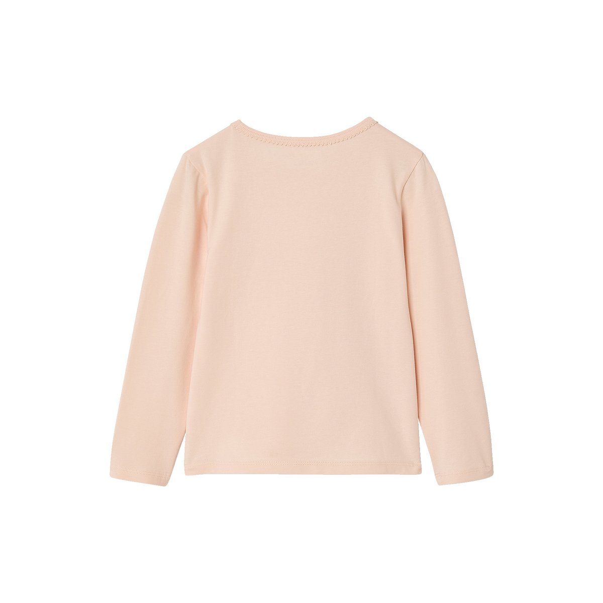 Lot de 3 t-shirts manches longues vieux rose, VERTBAUDET