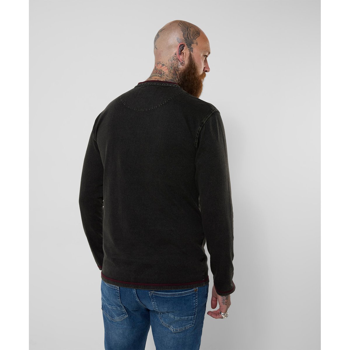 Henley Brodé Tigre gris, JOE BROWNS