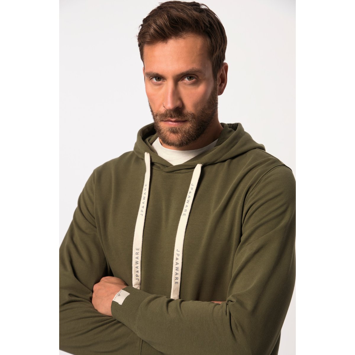 Sweat à capuche FLEXNAMIC®. Coton forêt verte, JP1880
