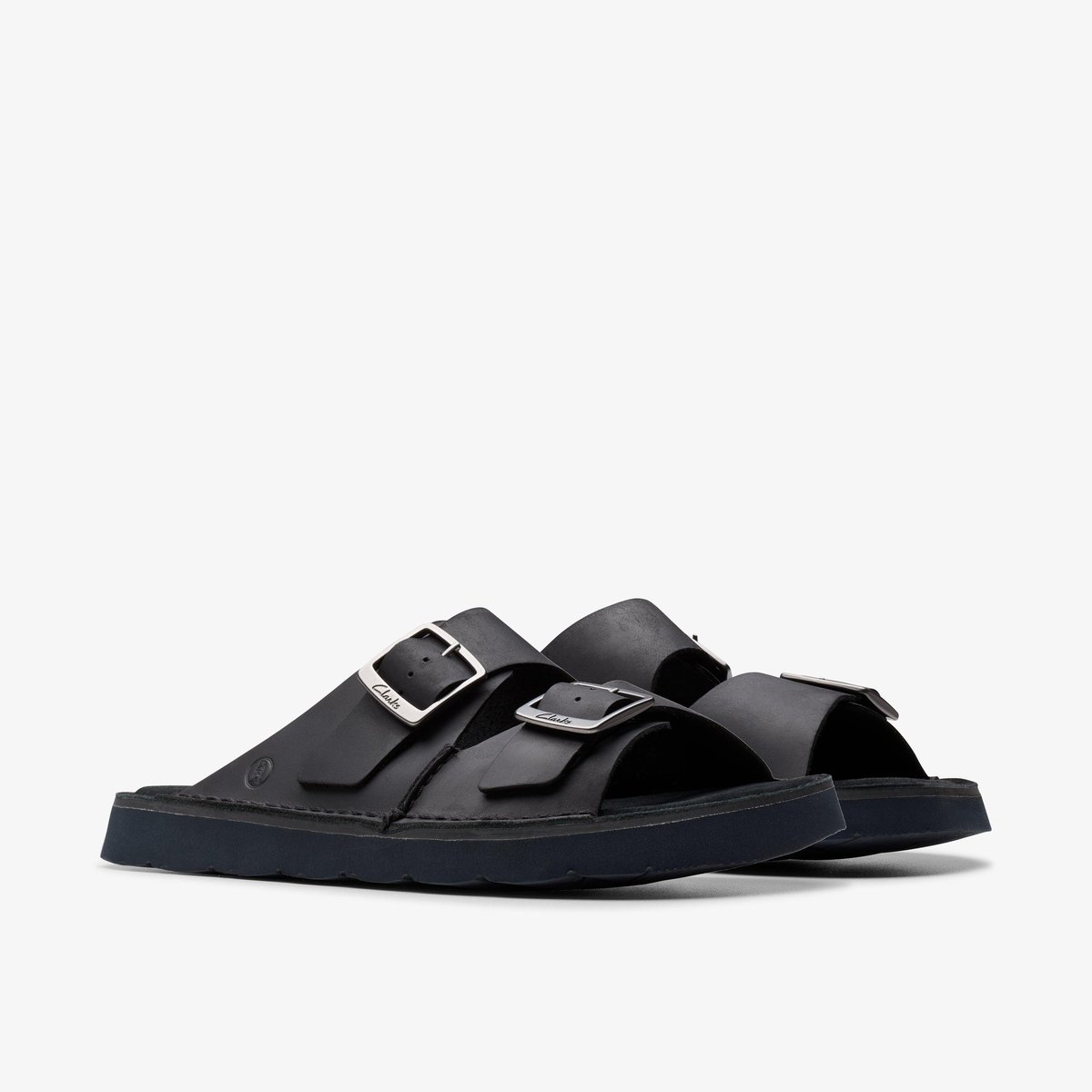 Sandales spartiates Cuir SOLSBURY STRAP noir, CLARKS