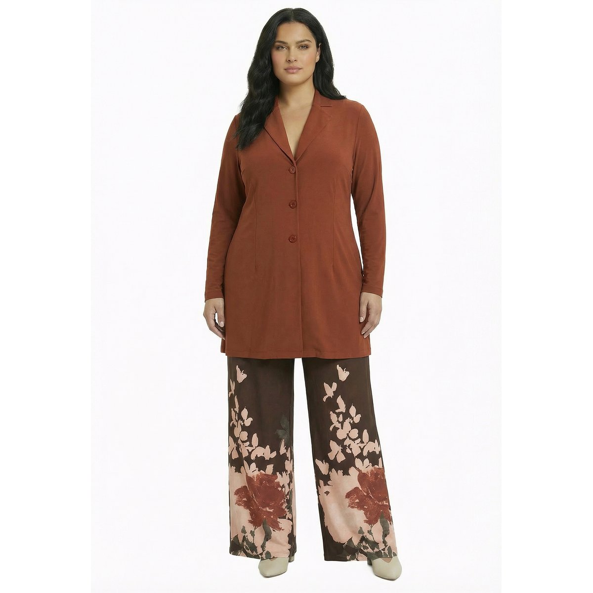 Veste /Blazer avec manches longues marron, YOEK