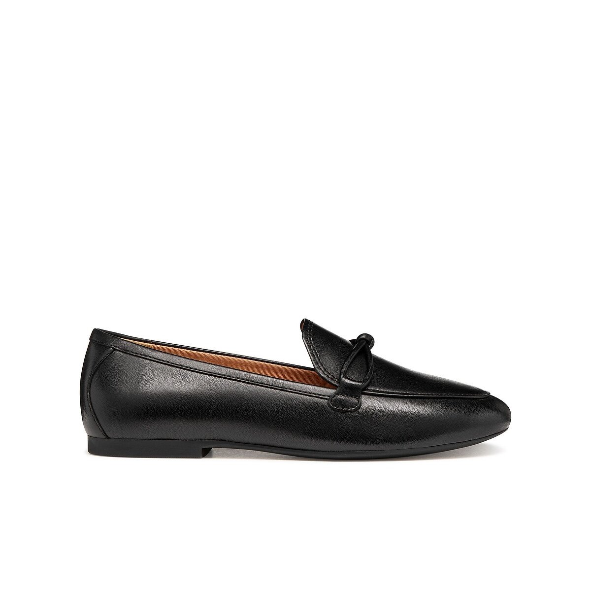 Mocassins en cuir New Palmaria noir, GEOX