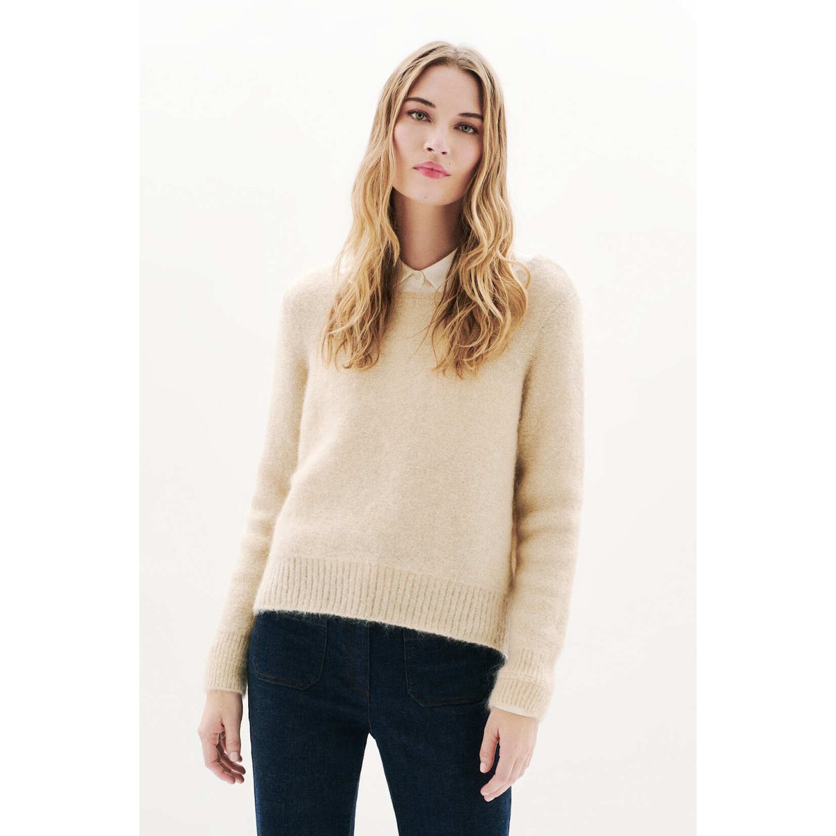 Pull Stephano gris clair, CAROLL