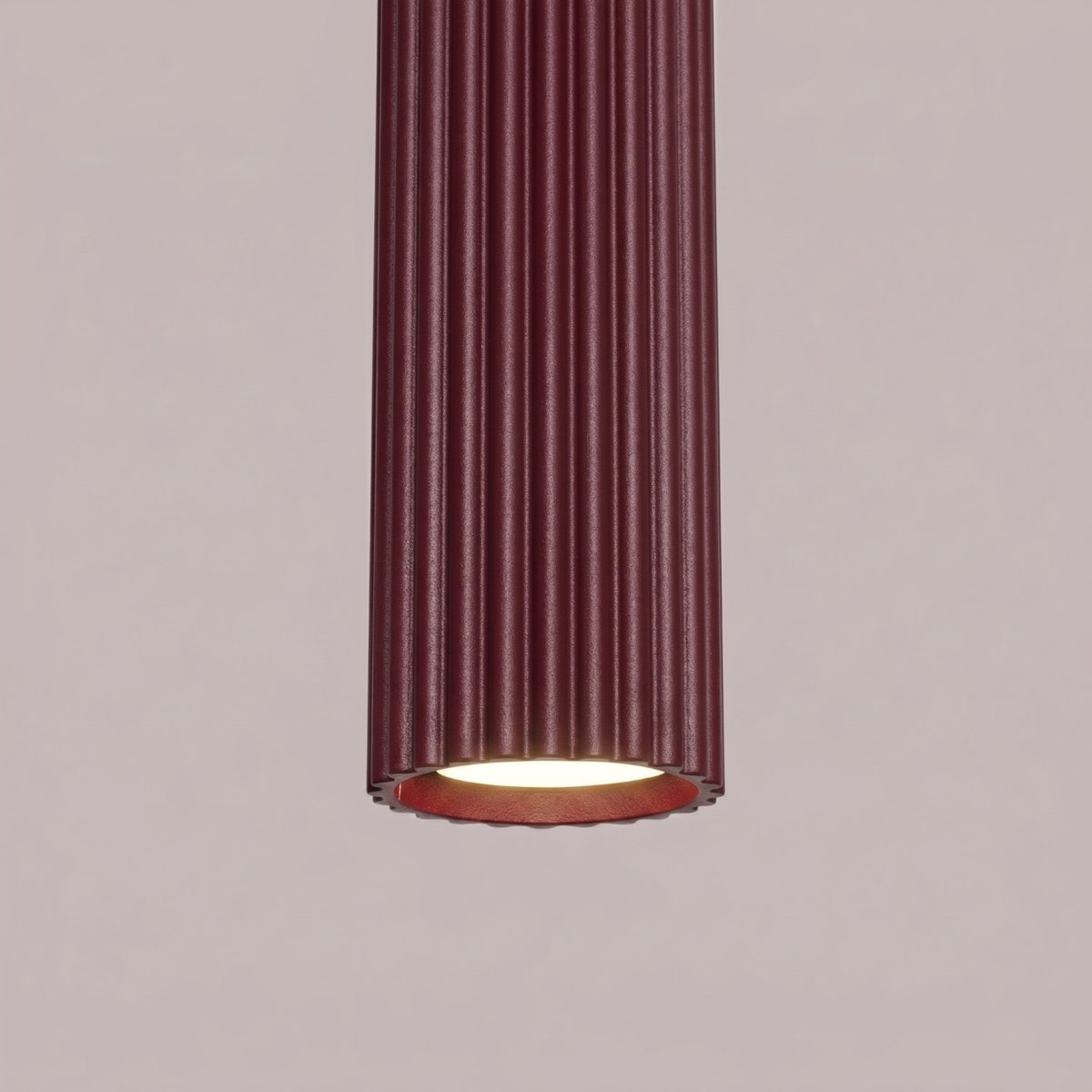 Suspension Aluminium Bordeaux GU10 1 KARBON bordeaux, EDEN