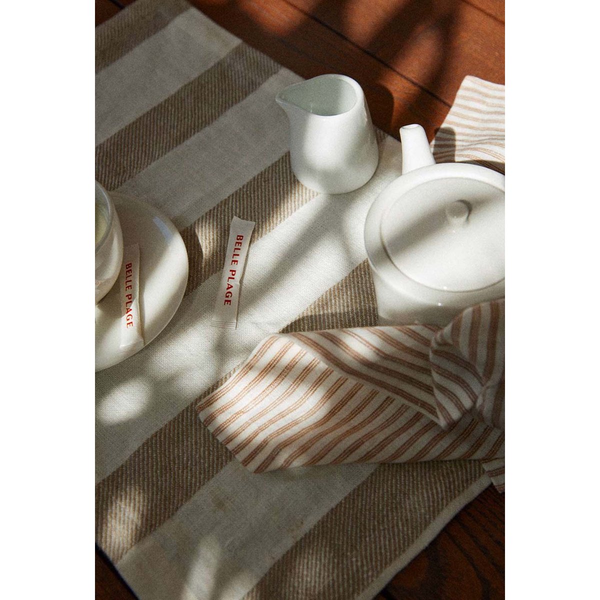 Nappe en lin lavé, BASTIDE naturel, GABRIELLE PARIS