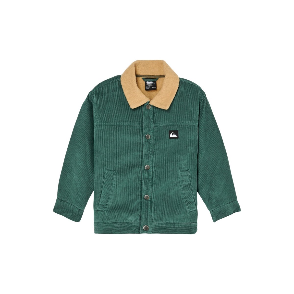 Veste en velours côtelé HEELFLIP CORD vert forest, QUIKSILVER