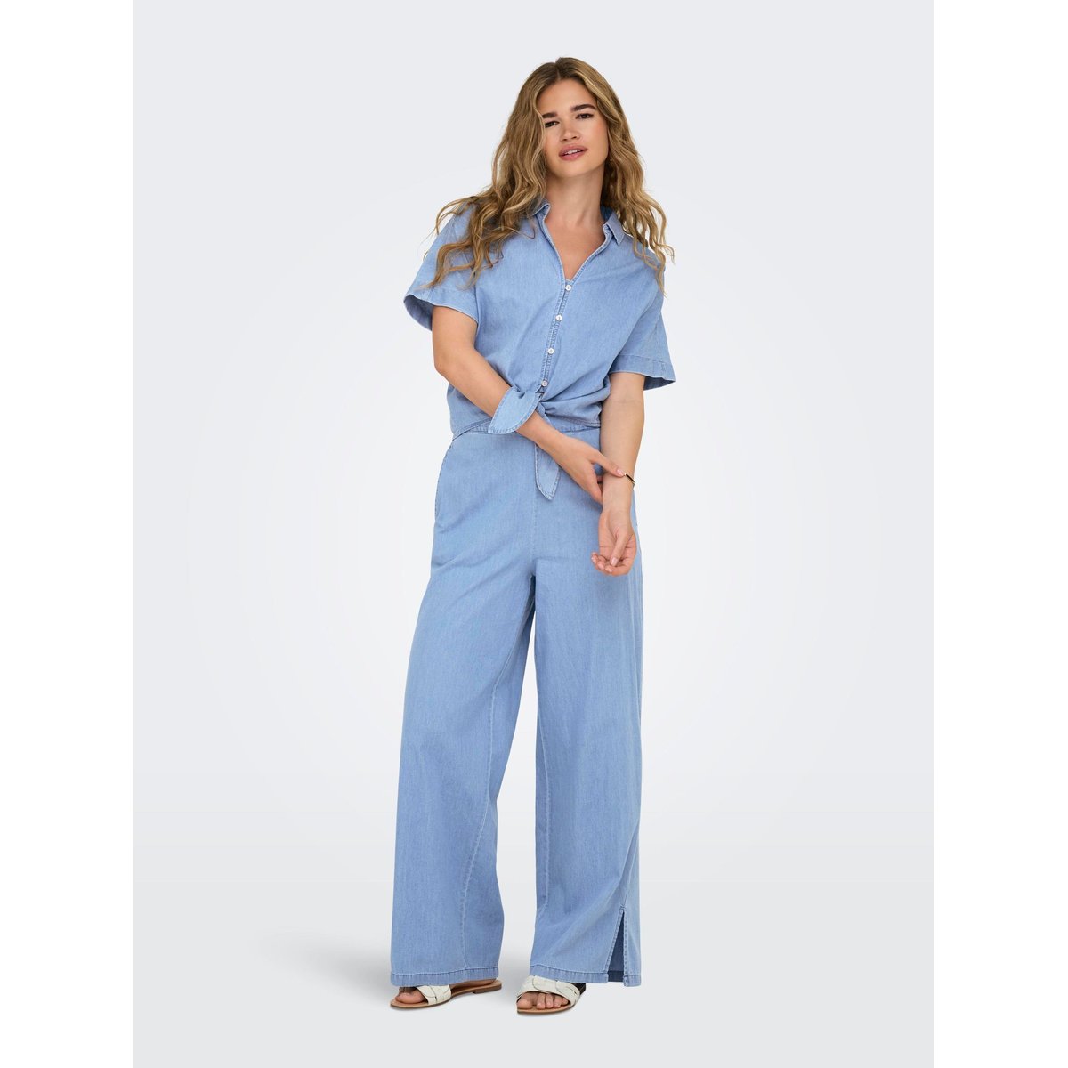 Pantalon light blue denim, ONLY
