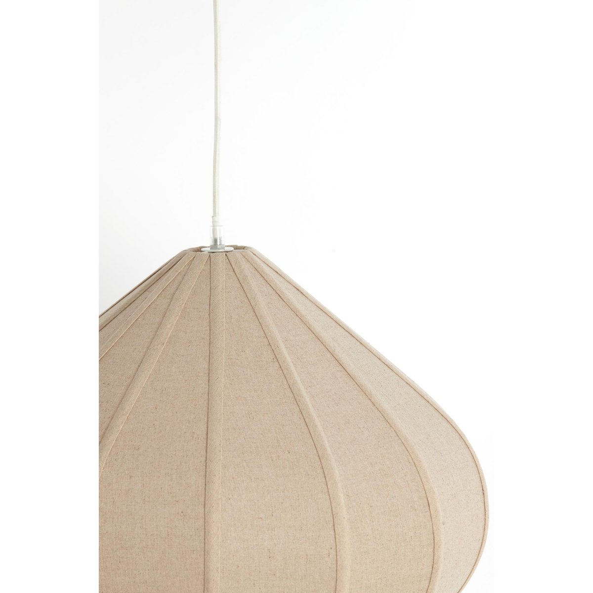 Lampe Suspendue Textiles ZUBEDA naturel, LIGHT & LIVING 