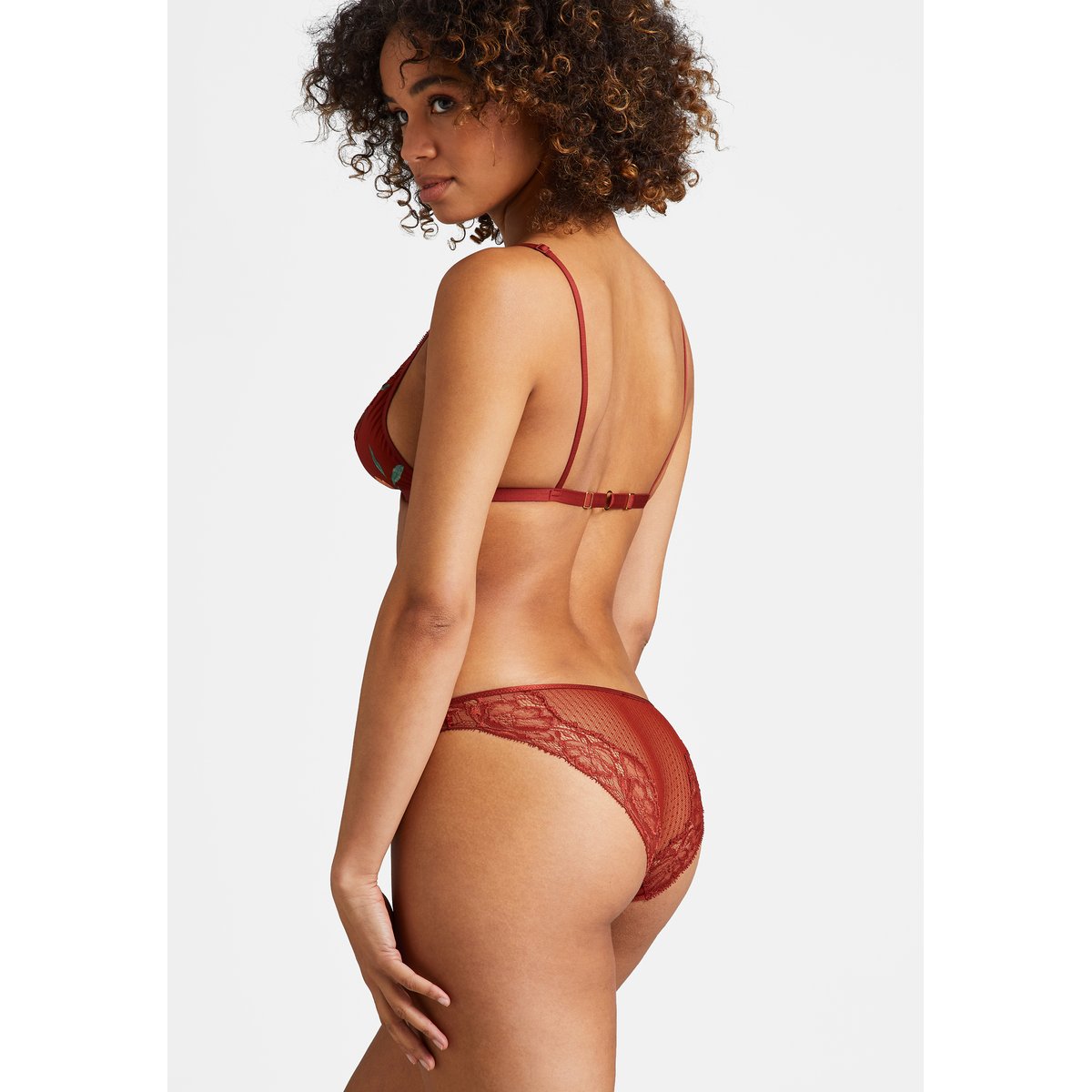 Soutien-gorge triangle sans armatures Sweetfolk rouge, AUBADE