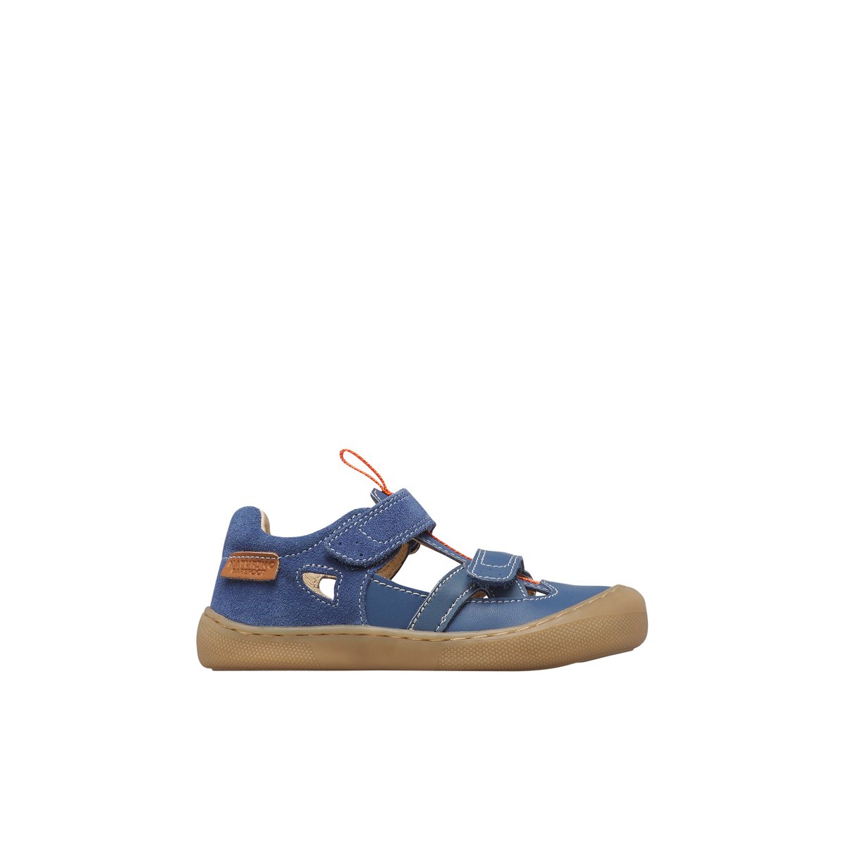 Sandales barefoot en cuir et en daim BAREFOOT JAFFO VL. bleu-, NATURINO