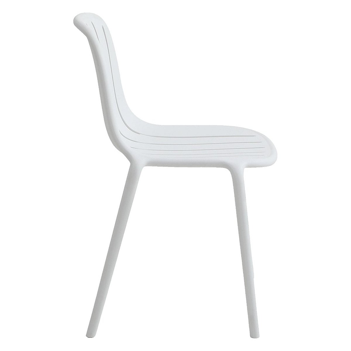 Chaise de jardin en polypropylène ARZON blanc, HABITAT