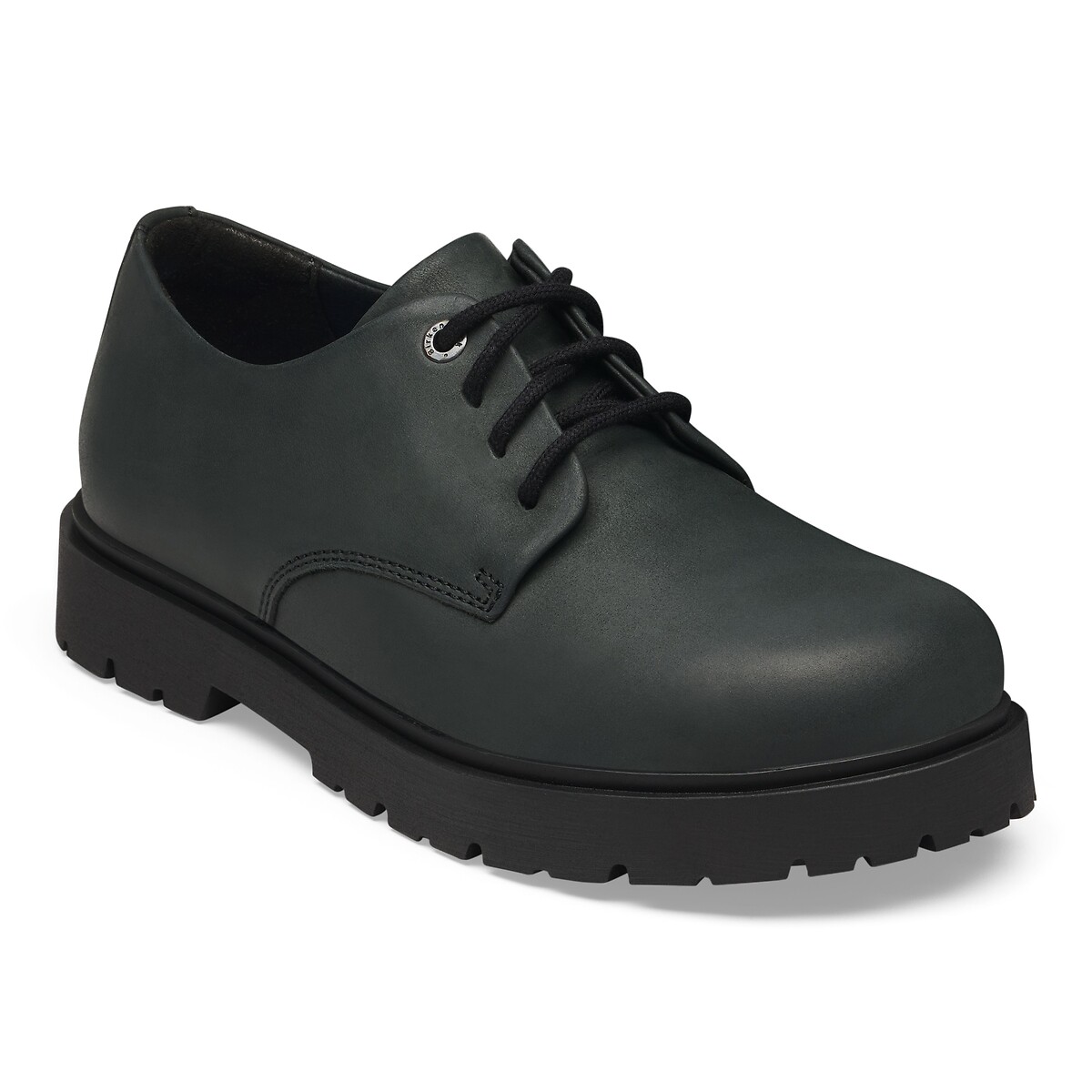 Derbies en cuir suédé, HIGHWOOD LACE LOW noir, BIRKENSTOCK