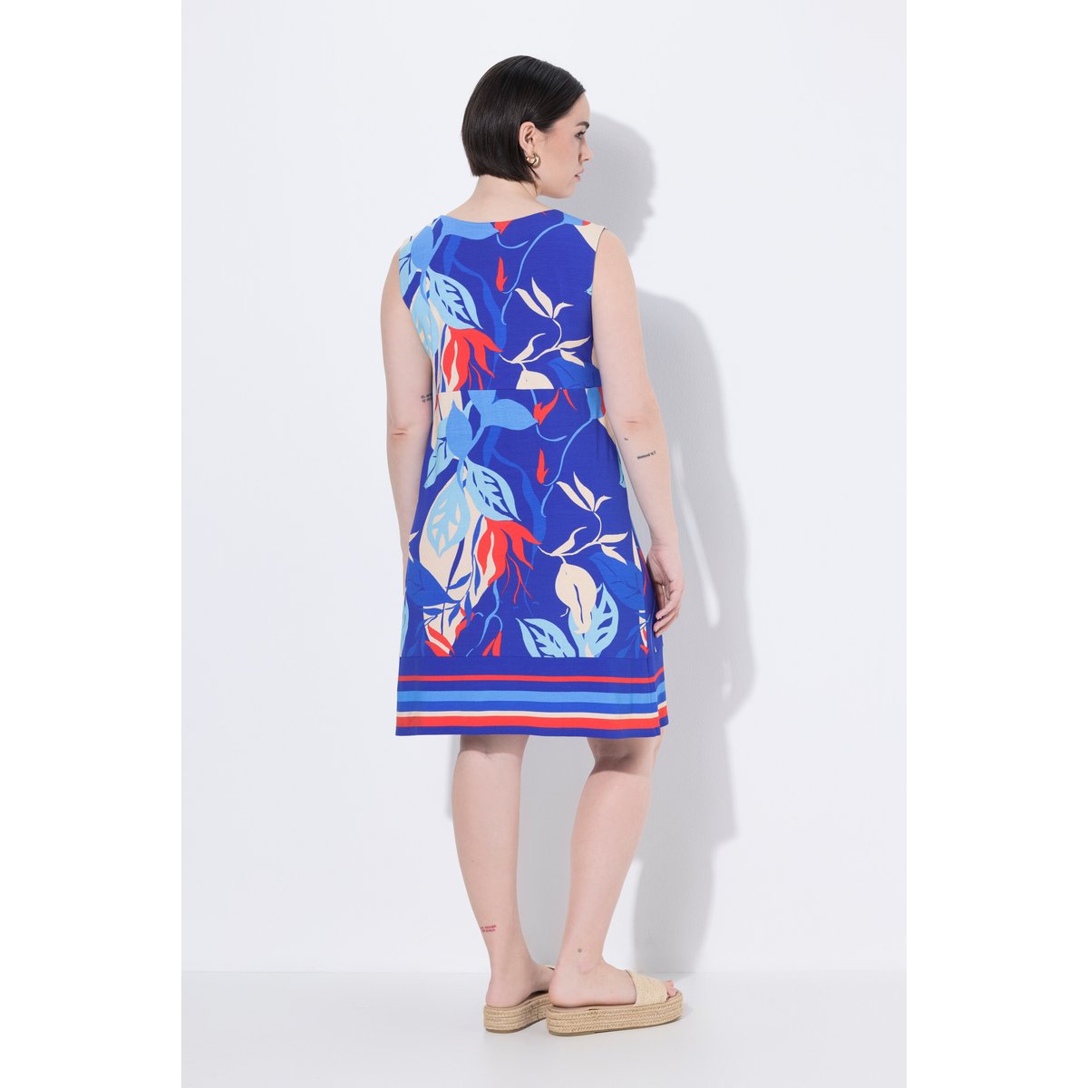 Robe en jersey sans manches bleu encre, ULLA POPKEN