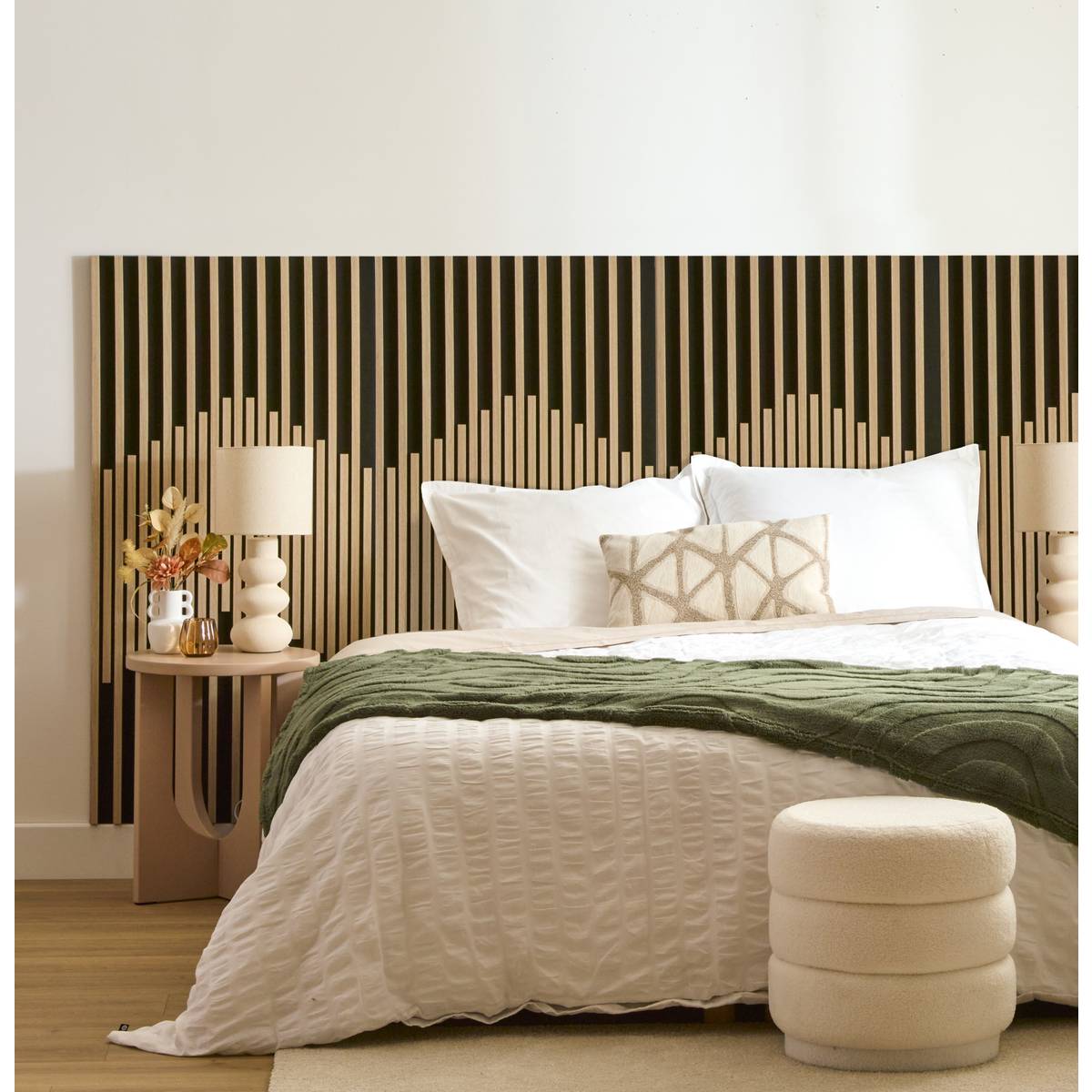 Panneau décoratif rectangulaire SYLVA beige, ATMOSPHERA