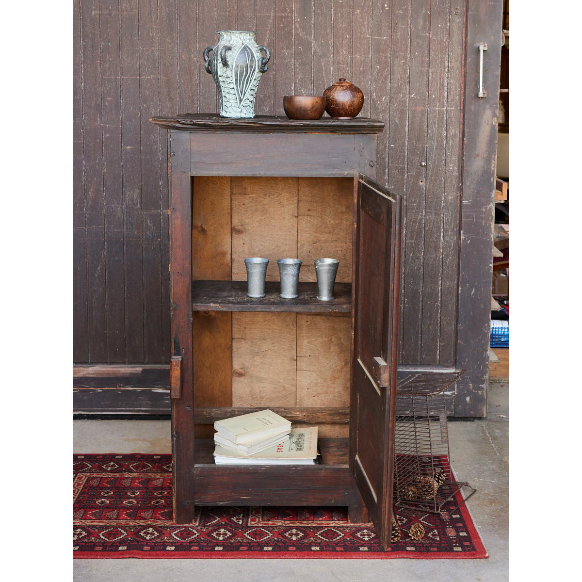 Commode ancienne en chêne Garance N°680 - Bon état bois foncé, DEBONGOUT