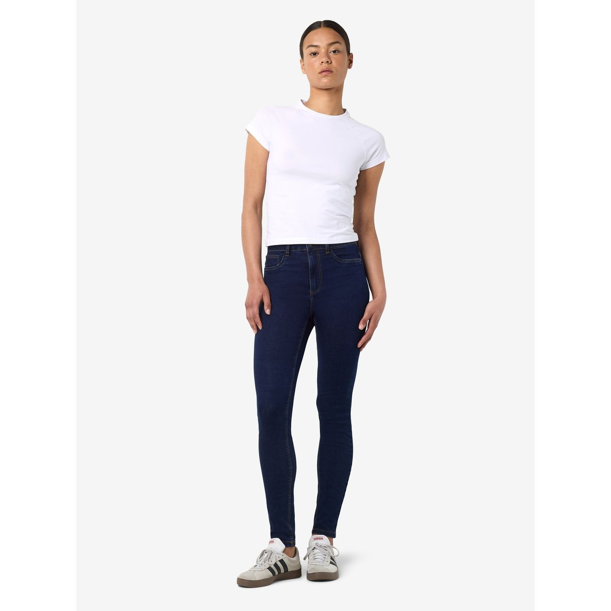Jean Skinny dark blue denim, NOISY MAY