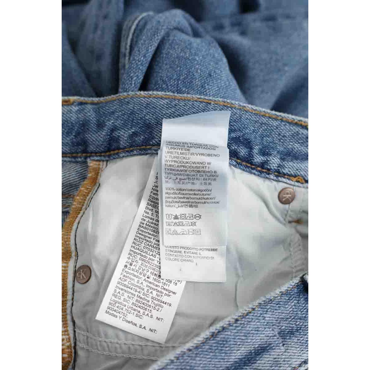 Jean large - Très Bon État bleu, CALVIN KLEIN