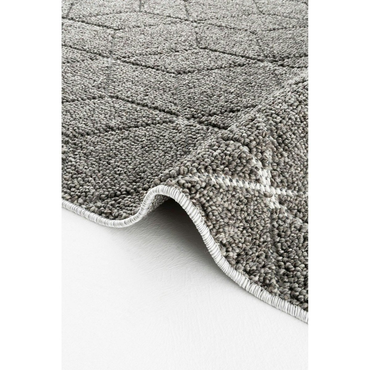 Tapis décoratif à motifs 120x180 ISTANBUL gris (cubes), PIER IMPORT