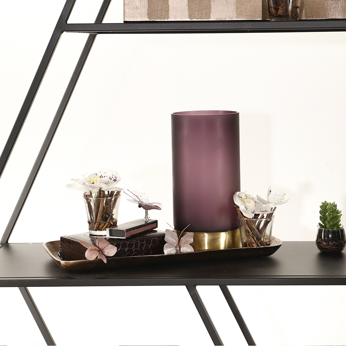 Set de 2 orchidées en illusion d'eau artificielles D10 SISSI fuchsia, SIA DECO
