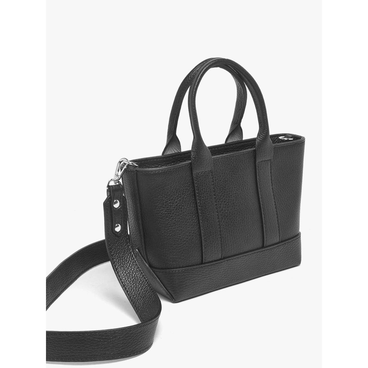 Sac porté main Caviar cuir nero, MILANO