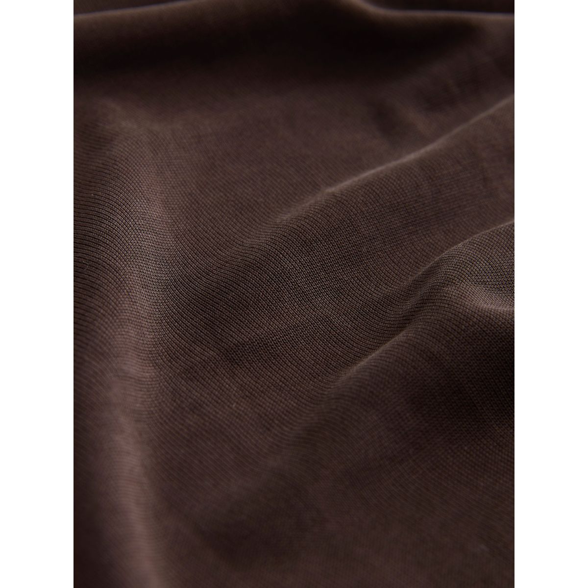 Haut ras du cou en polymodal manches longues marron chocolat, NEXT