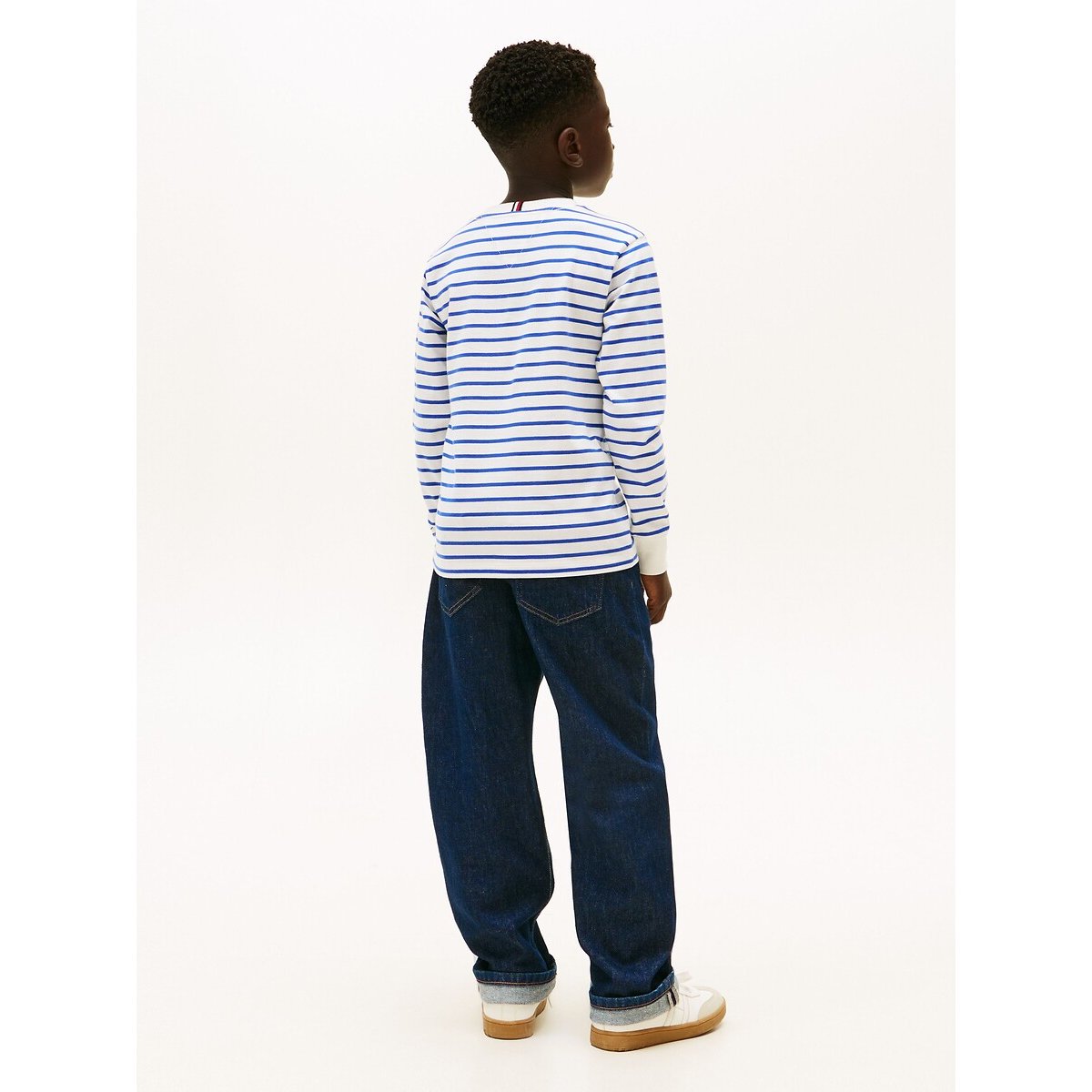 Breton Striped Long Sleeve T-Shirt blue striped, TOMMY HILFIGER