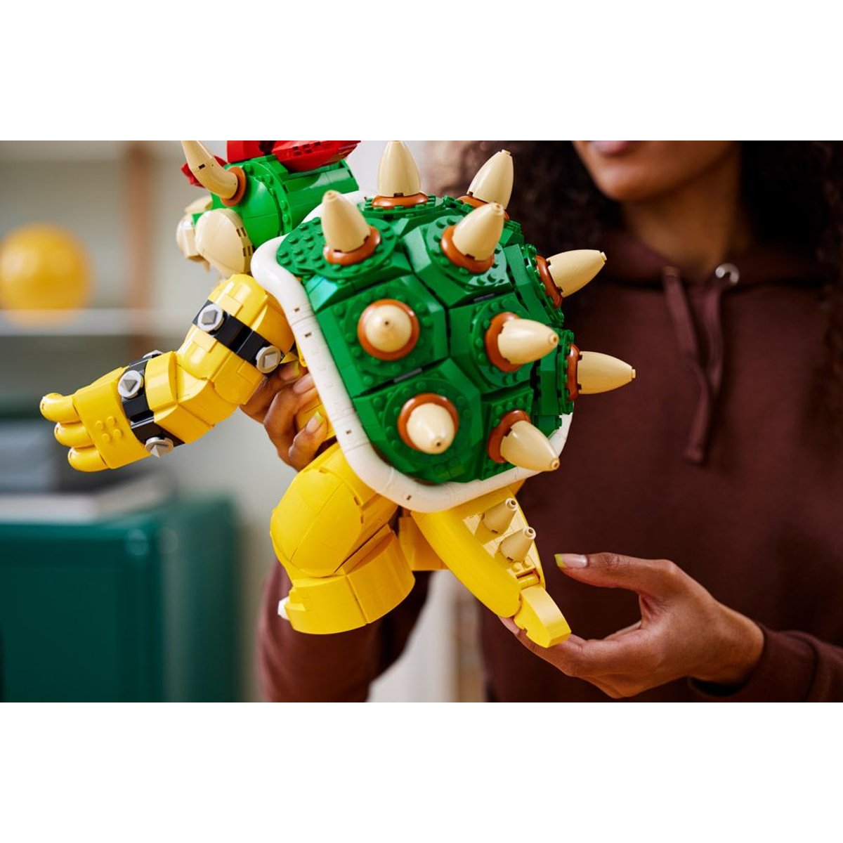 LEGO Super Mario - Le puissant Bowser 71411 : Le roi des Koopas en briques multicolore, LEGO