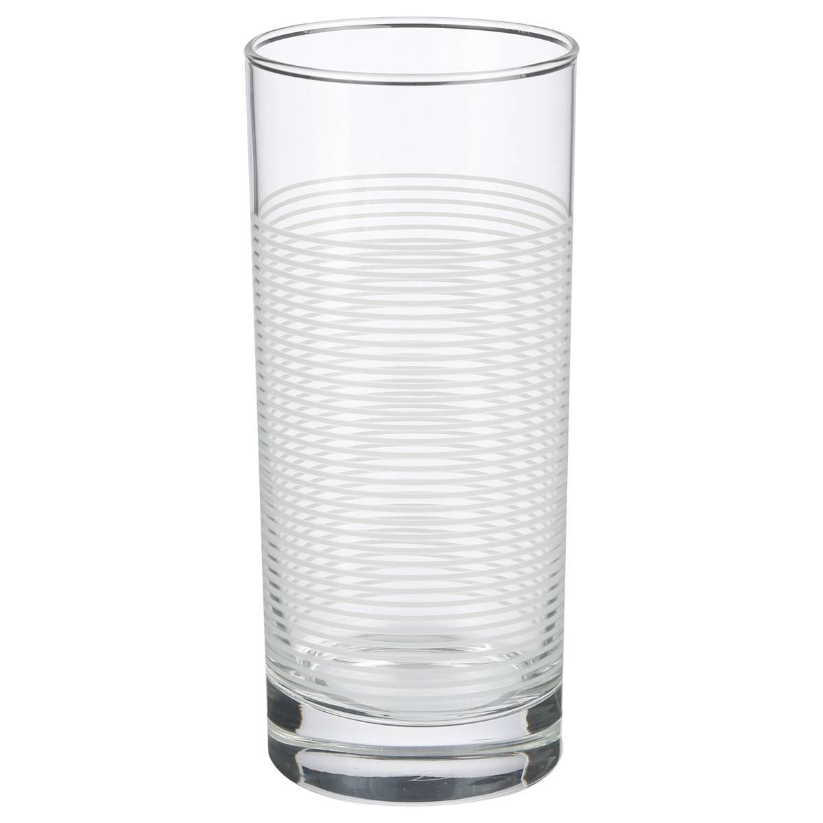 Lot de 4 verres en verre TONI'EAU transparent, SECRET DE GOURMET