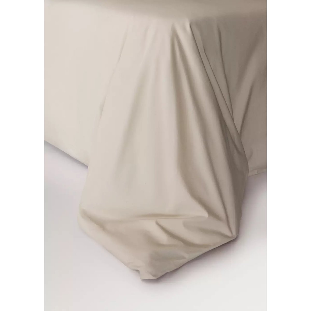 Housse de couette en percale de coton 100 % Lit 200 cm sable, MANGO HOME