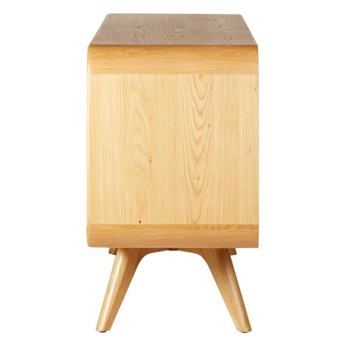 Meuble bas 3 portes chêne naturel, ZAGO