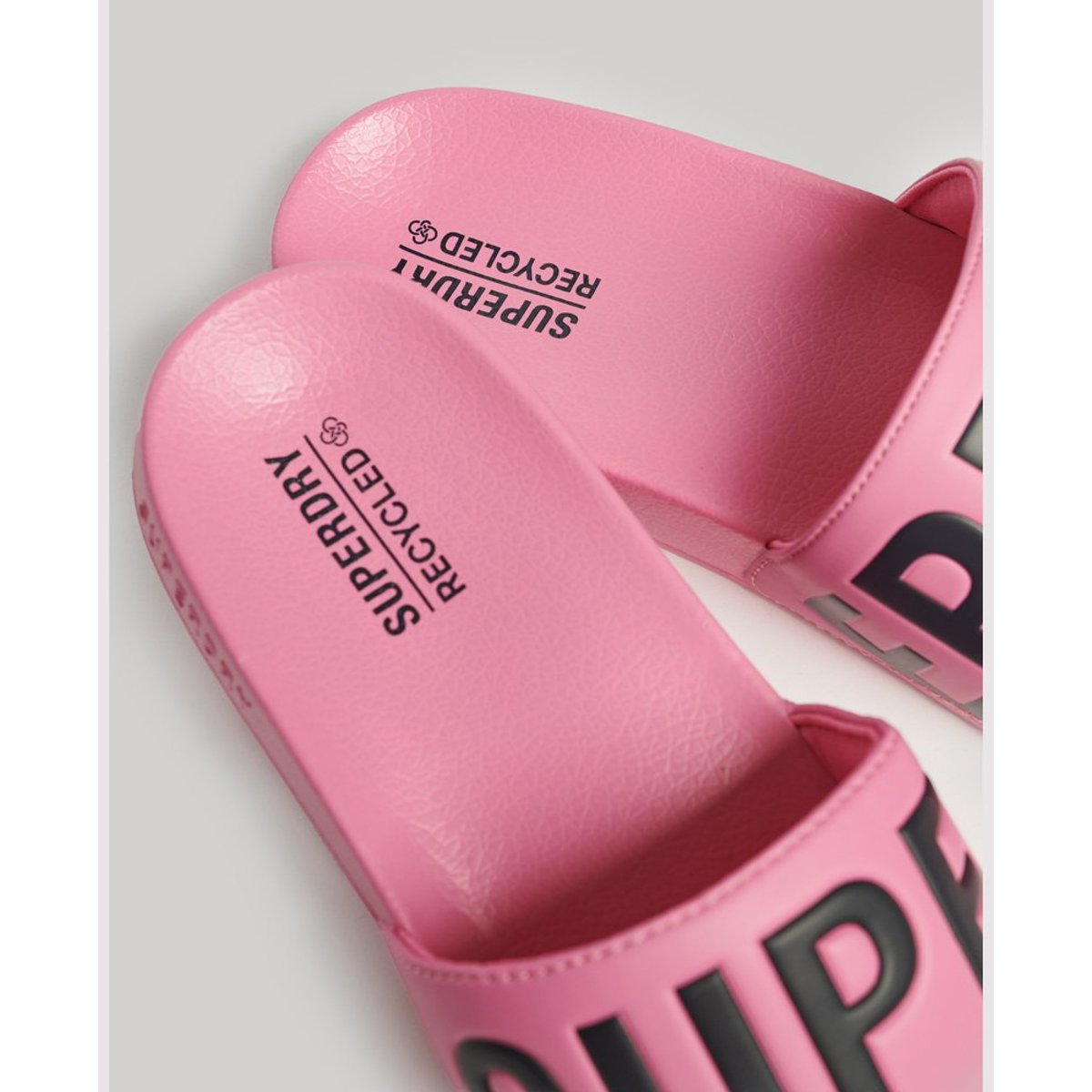 Claquettes de piscine véganes Code Core rose marne/bleu marine éclipse, SUPERDRY